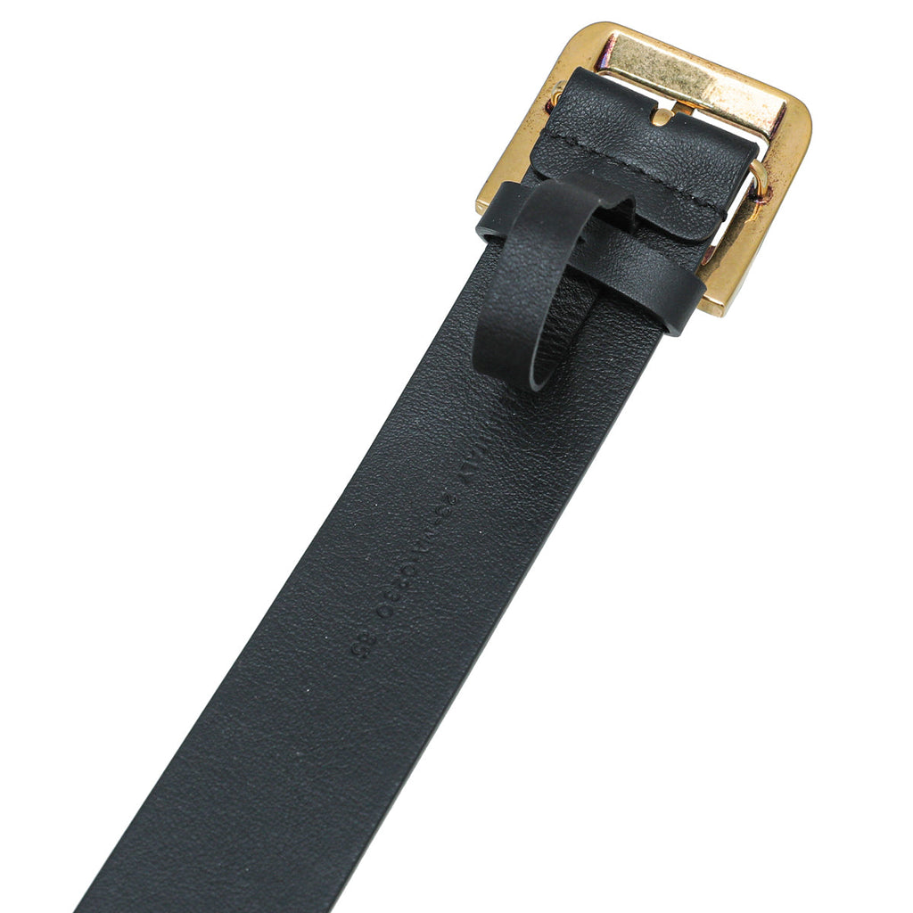 Christian Dior Black Diorquake 35mm Belt