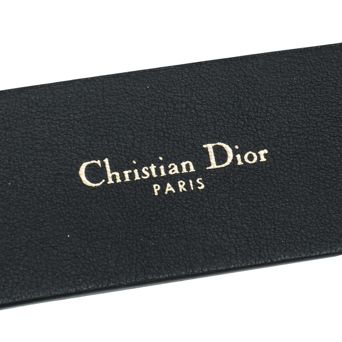 Christian Dior Black Diorquake 35mm Belt