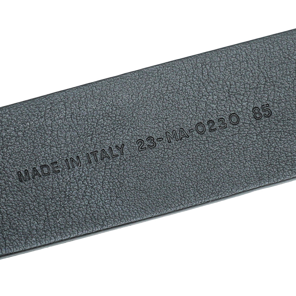 Christian Dior Black Diorquake 35mm Belt