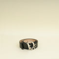 Christian Dior Dark Green Embossed Belt