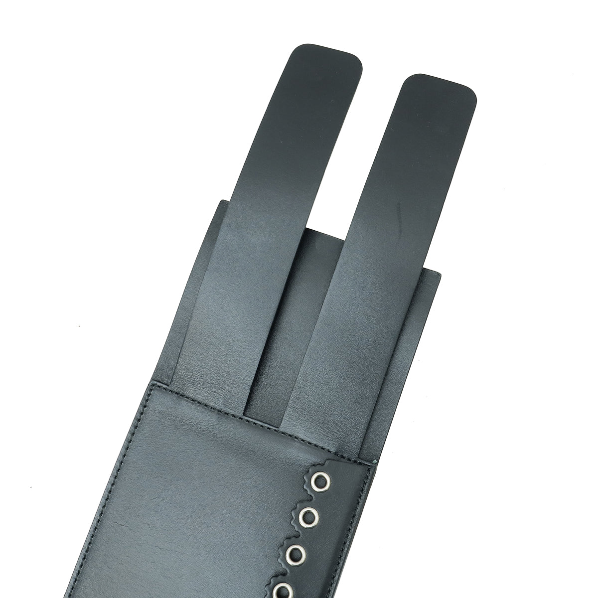 Christian Dior Black Saddle Wide Waist Belt
