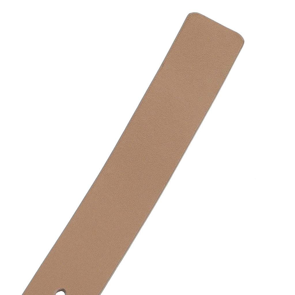 Christian Dior Matte Nude Dior CD Saddle Belt