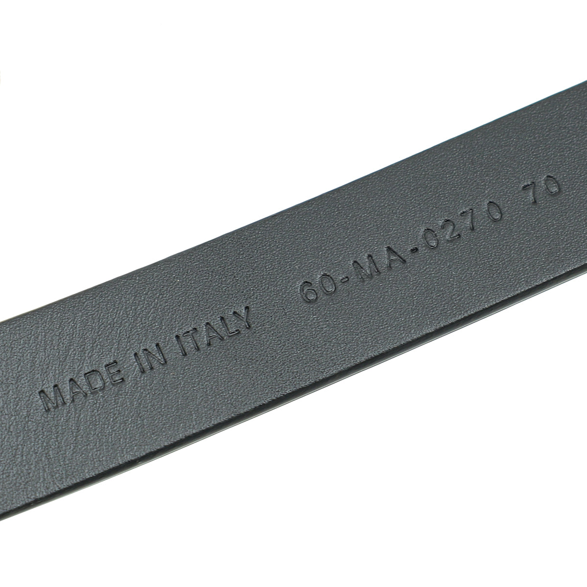 Christian Dior Black Ultrasoft CD Saddle 20mm Belt