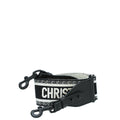 Christian Dior Black Ultramatte CHRISTIAN DIOR' Embroidery Bag Strap