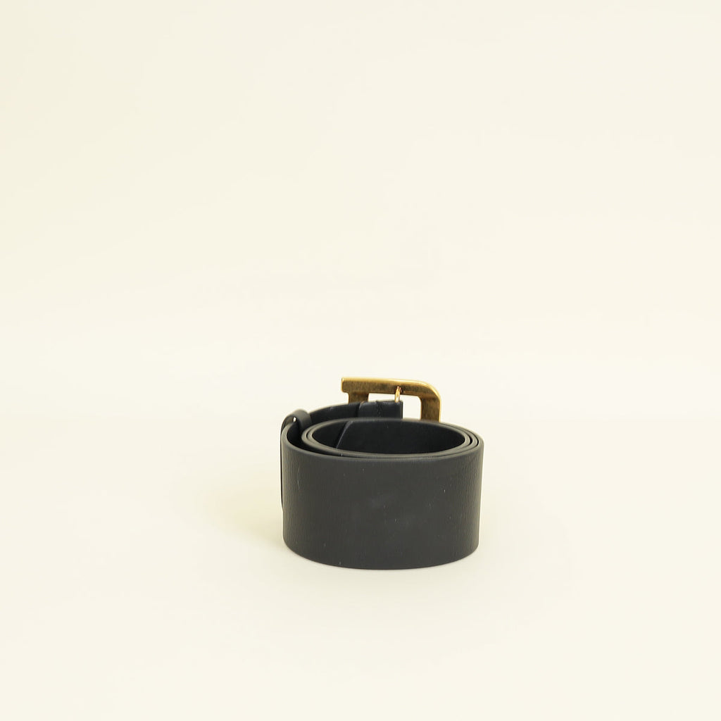 Christian Dior Black Diorquake 55mm Belt