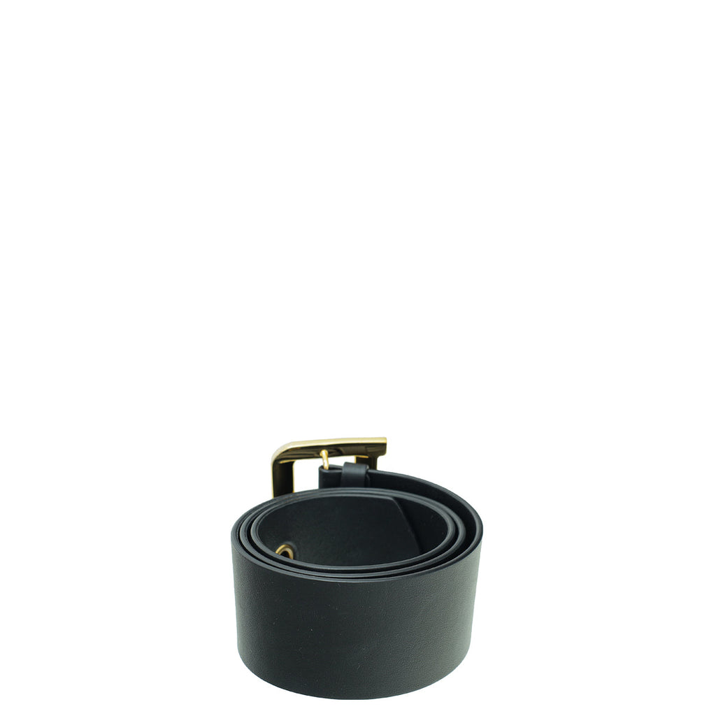 Christian Dior Black Diorquake 55mm Belt