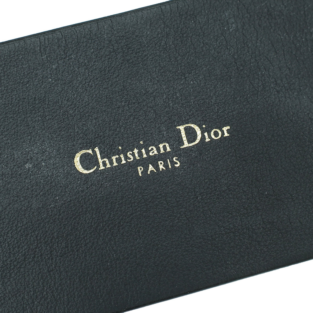 Christian Dior Black Diorquake 55mm Belt