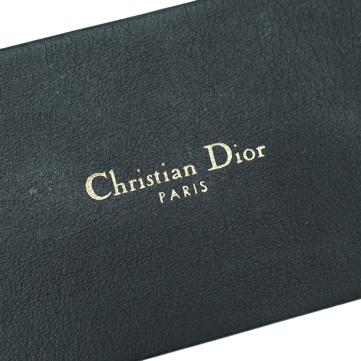 Christian Dior Black Diorquake 55mm Belt