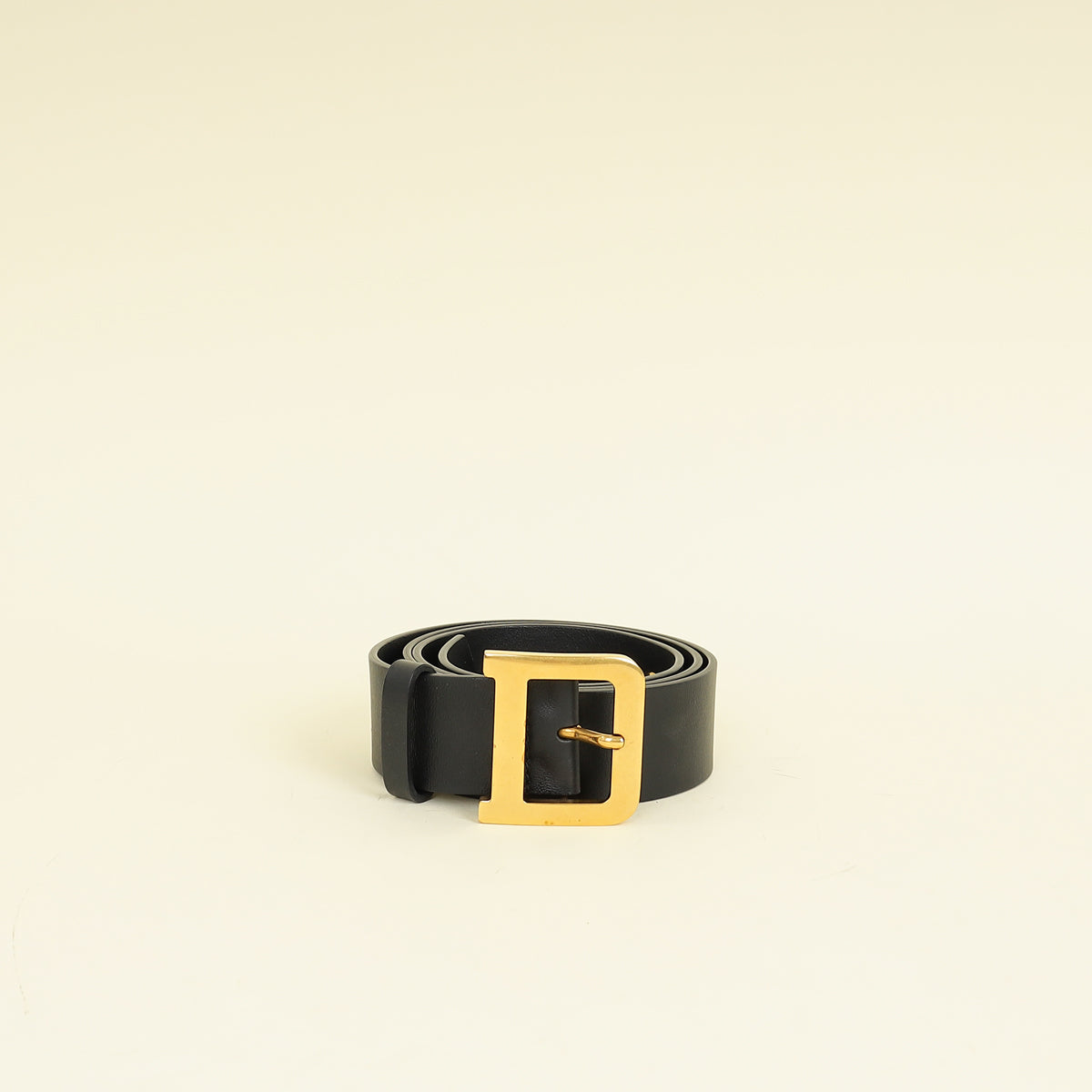 Christian Dior Black Diorquake 35mm Belt