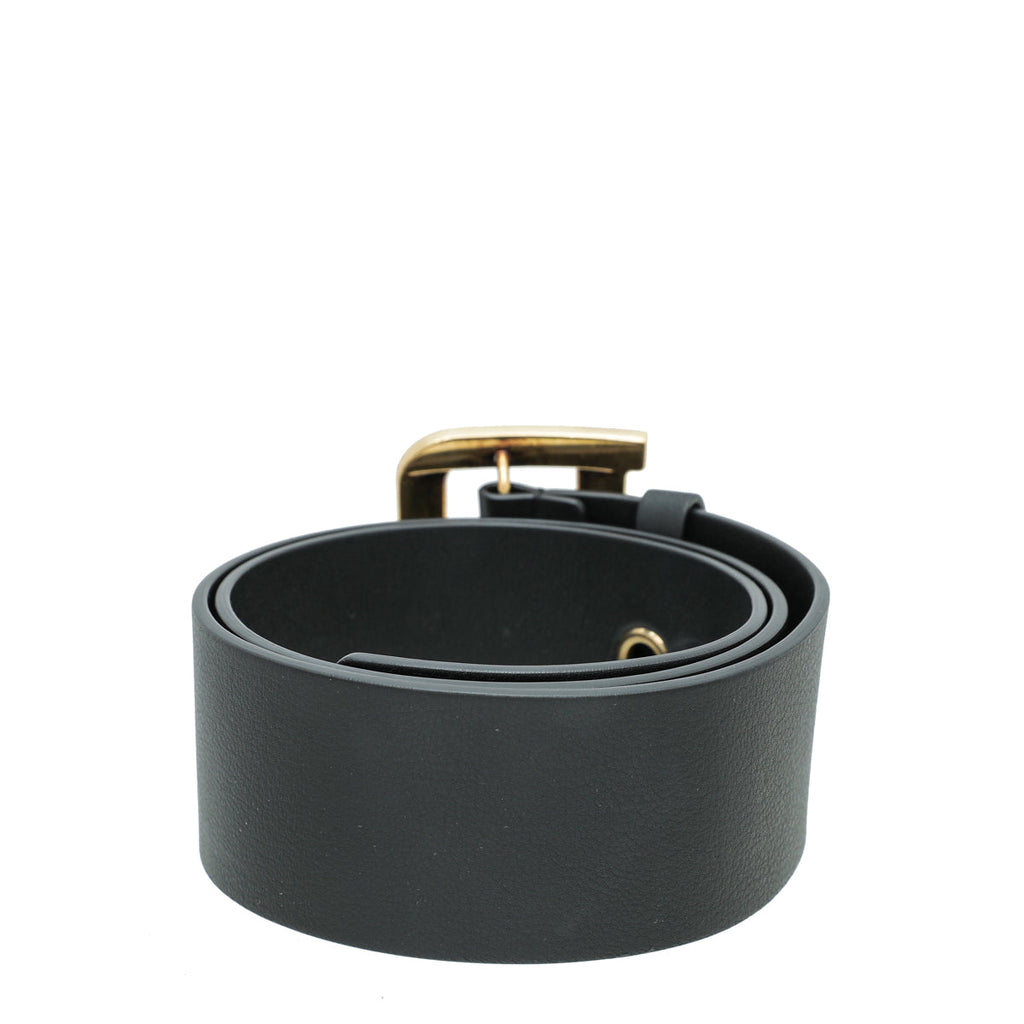 Christian Dior Black Diorquake 55mm Belt