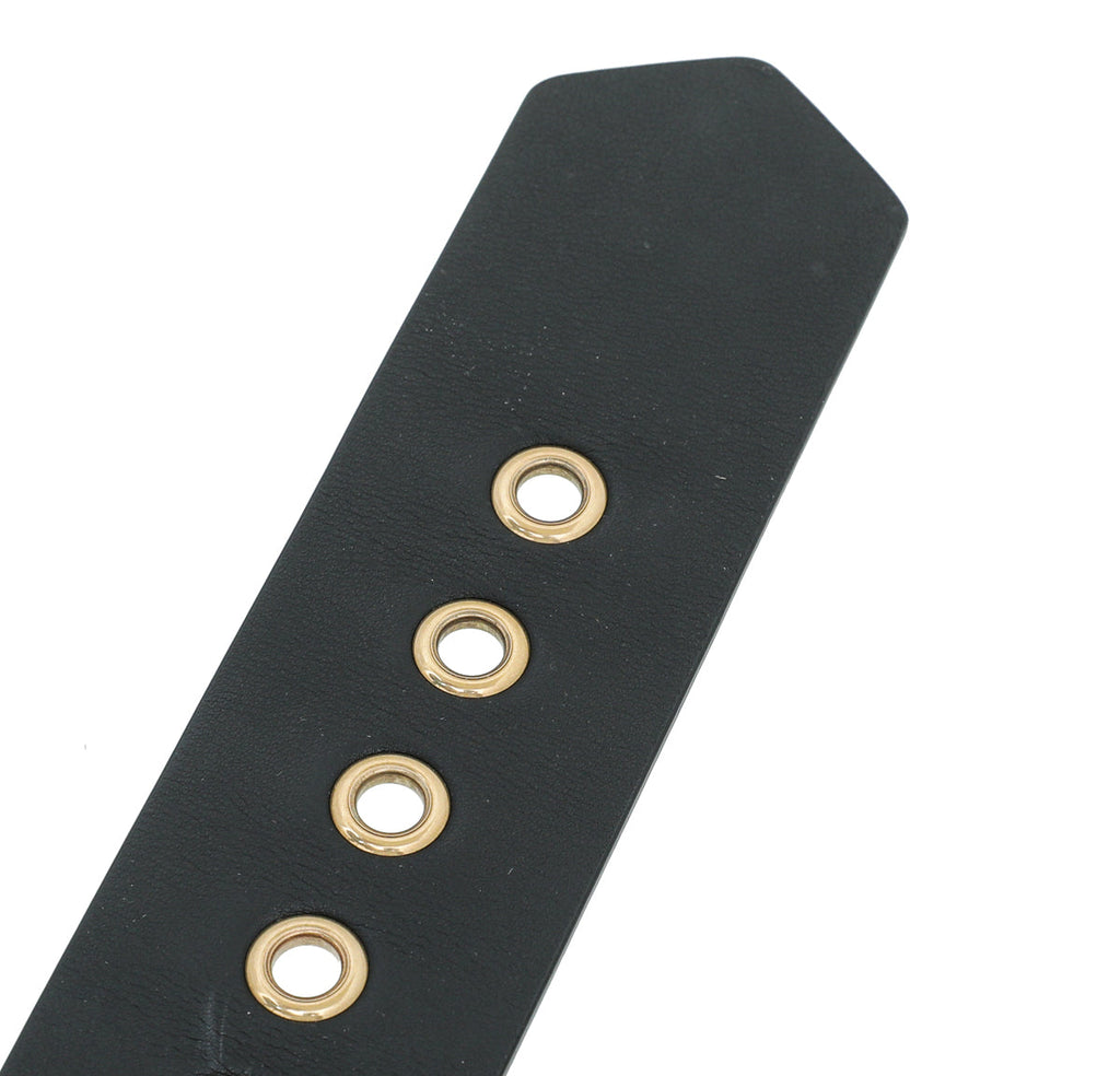 Christian Dior Black Diorquake 55mm Belt