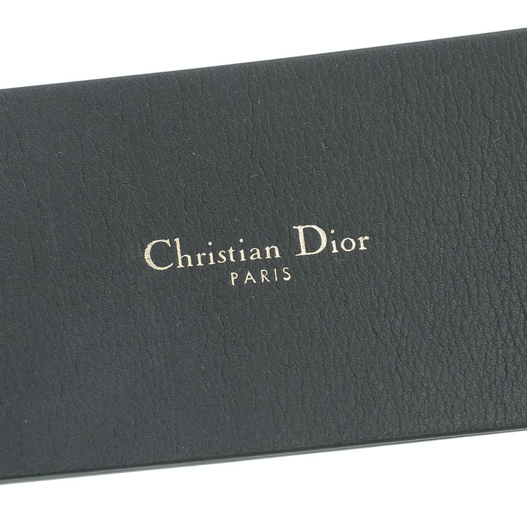 Christian Dior Black Diorquake 55mm Belt