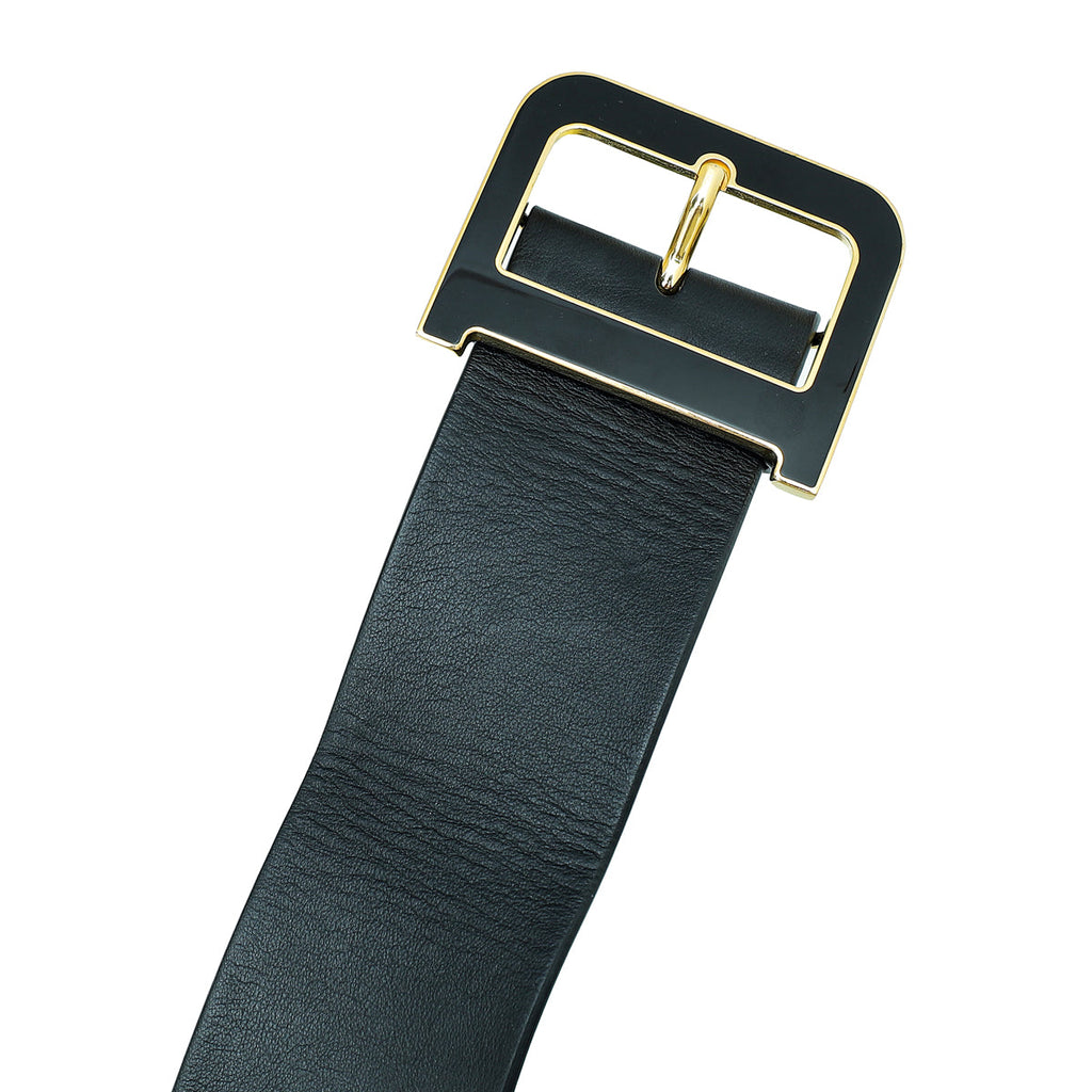 Christian Dior Black Diorquake 55mm Belt