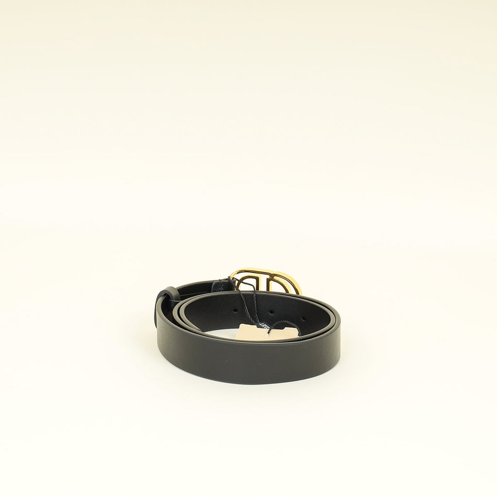Christian Dior Black CD Cut Out 24mm Belt