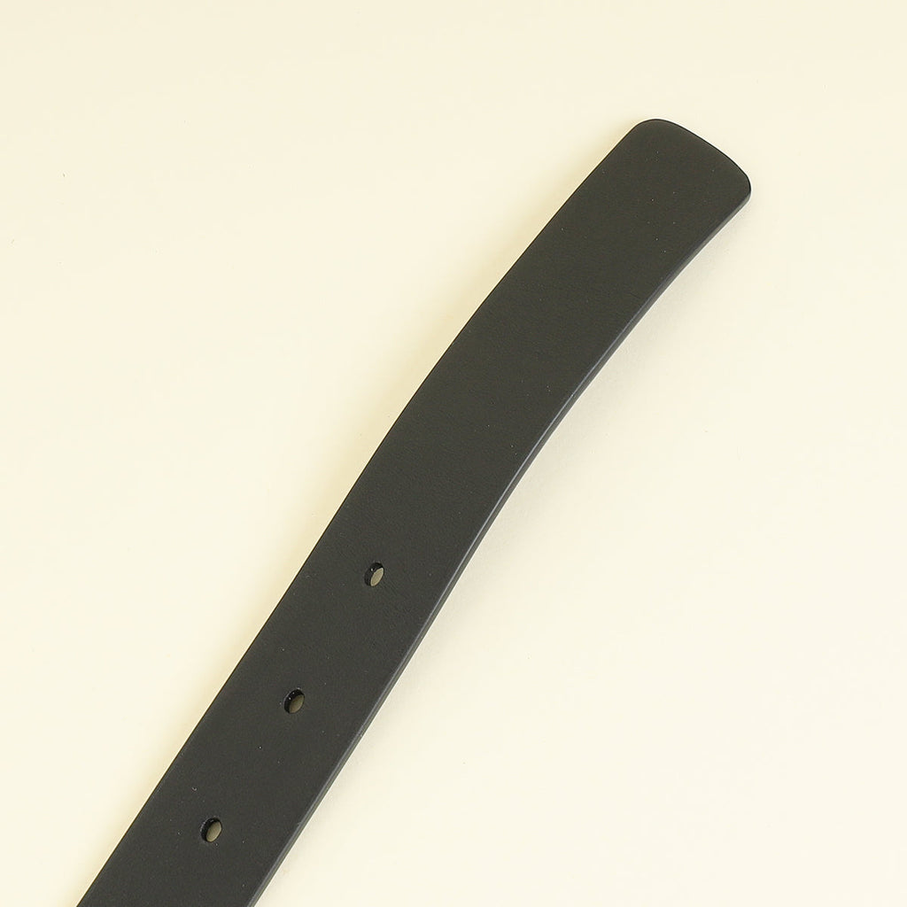 Christian Dior Black CD Cut Out 24mm Belt