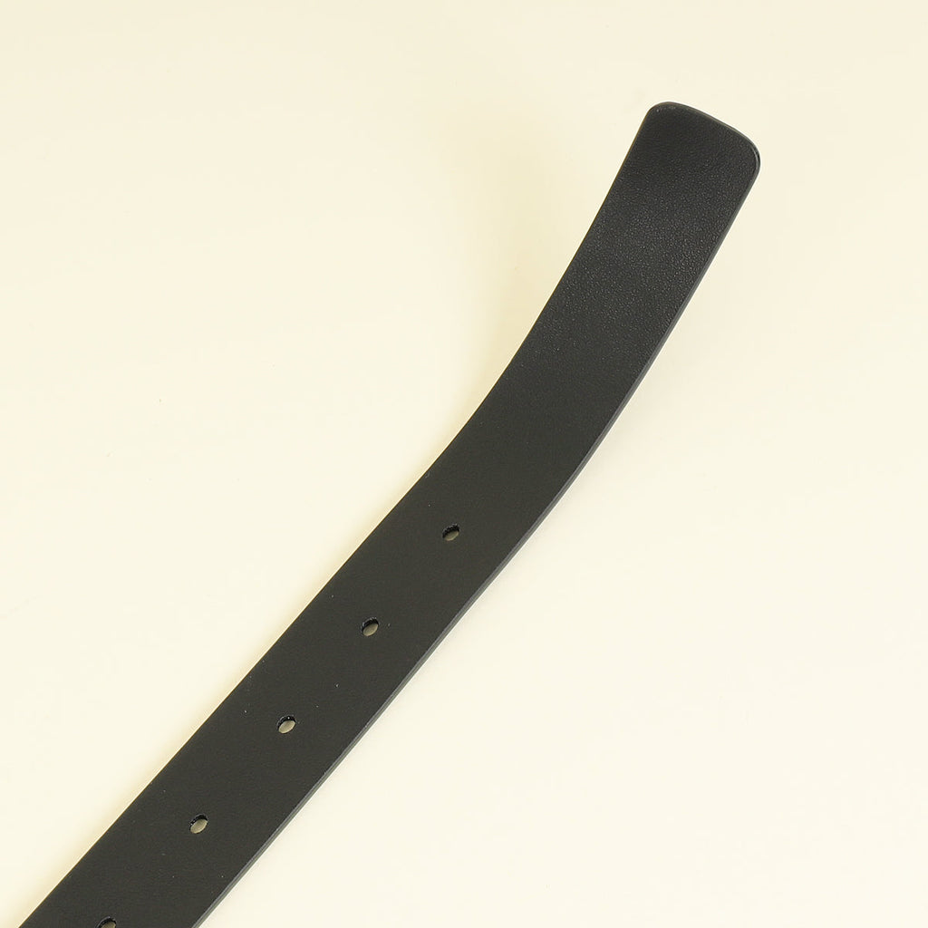 Christian Dior Black CD Cut Out 24mm Belt