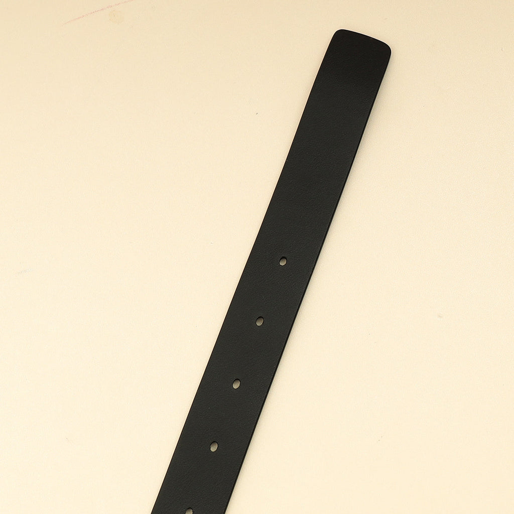 Christian Dior Black 30 Montaigne Cut-Out CD Belt