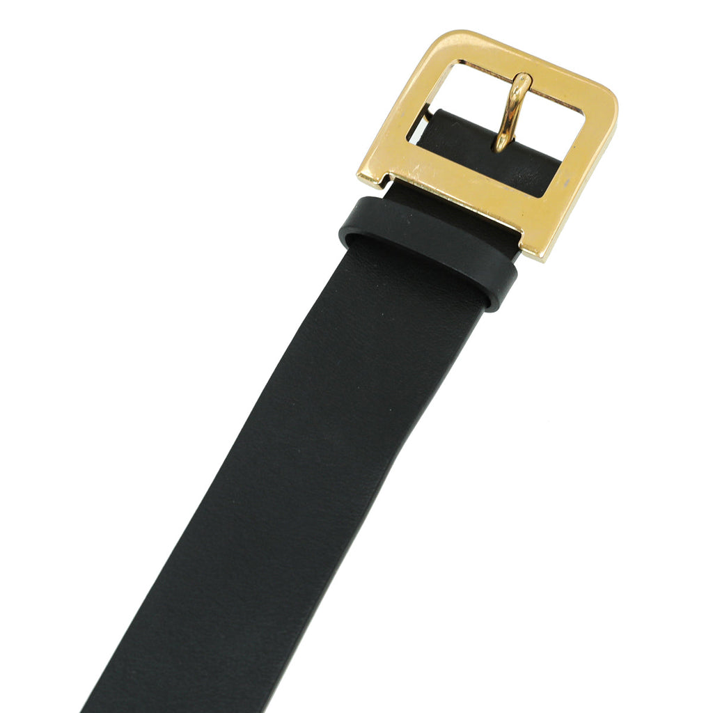 Christian Dior Black Diorquake 35mm Belt