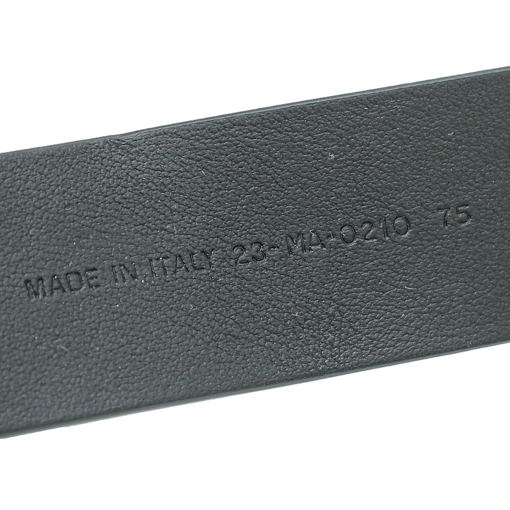 Christian Dior Black Diorquake 35mm Belt