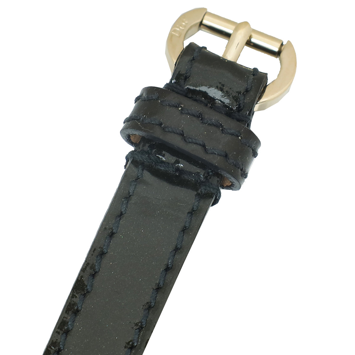 Christian Dior Dark Olive D-Heart Double Tour Bracelet