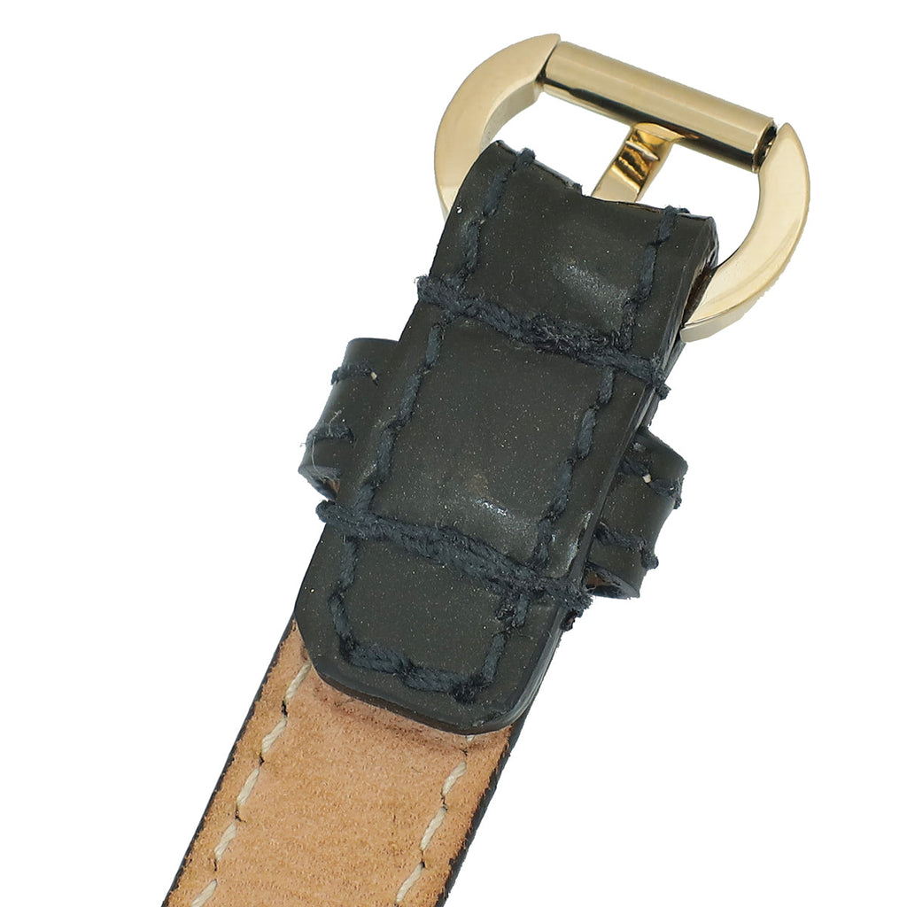 Christian Dior Dark Olive D-Heart Double Tour Bracelet