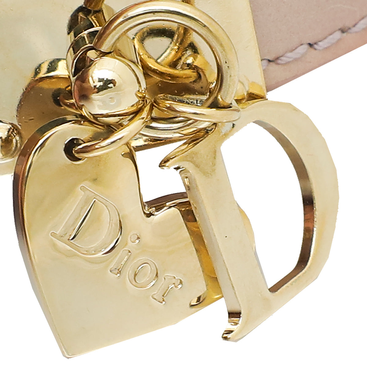 Christian Dior Light Lilac D-Heart Double Tour Bracelet