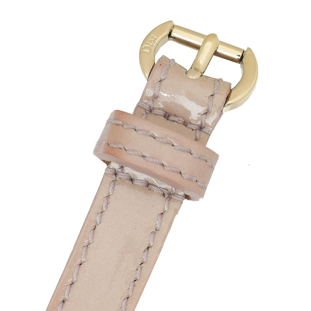 Christian Dior Light Lilac D-Heart Double Tour Bracelet