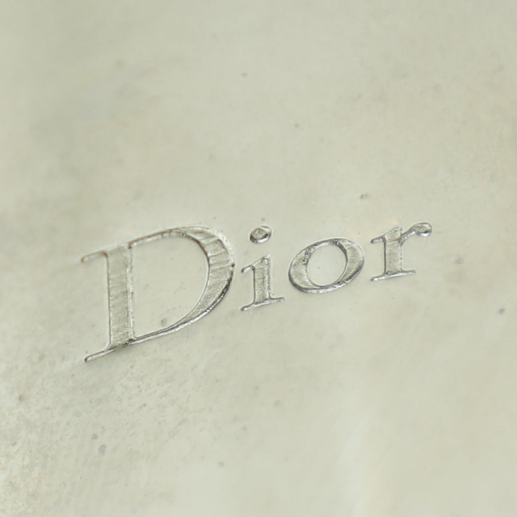 Christian Dior Red Diorama Wide Cuff Bracelet