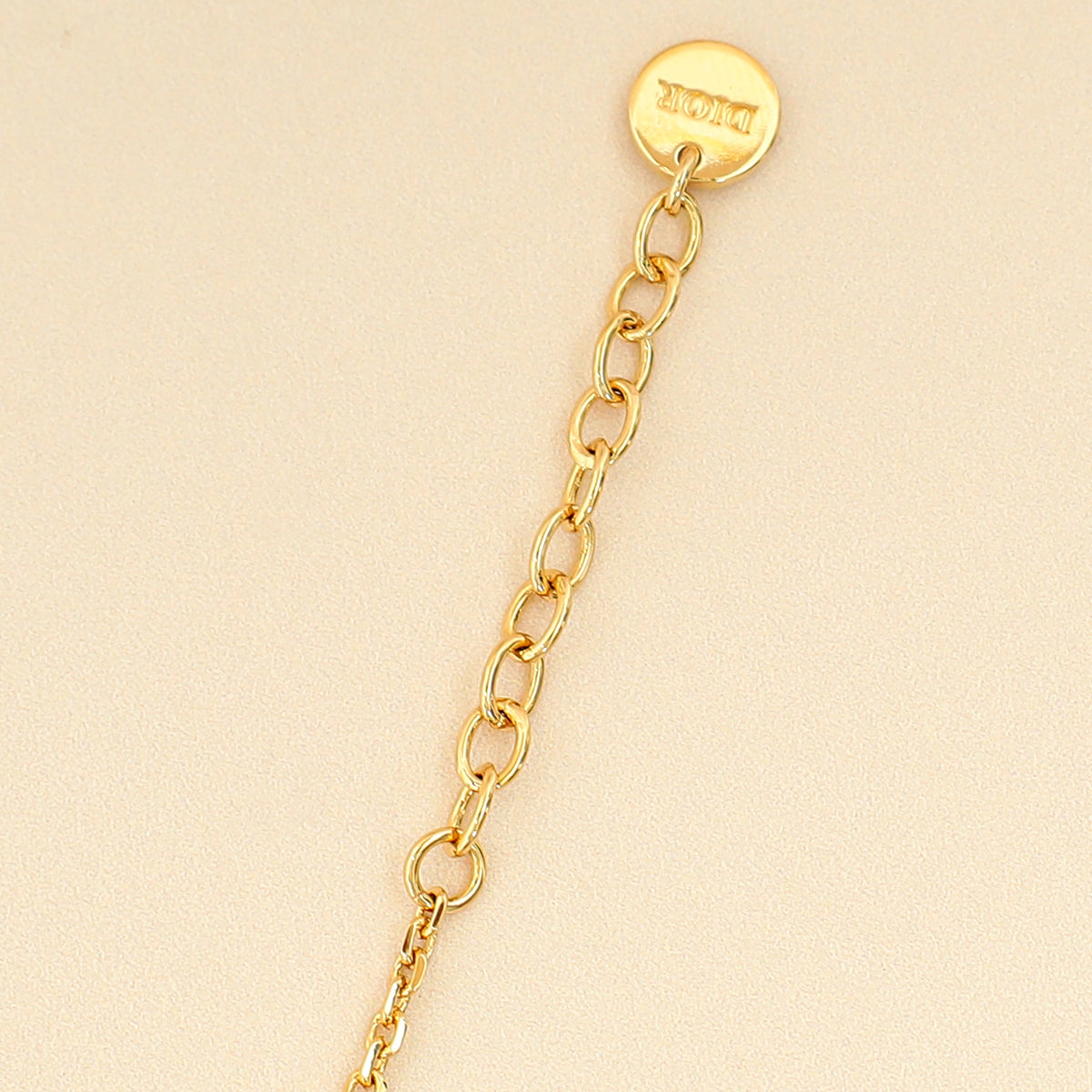 Christian Dior Gold Finish CD & Star Clair D Lune Set  Bracelet