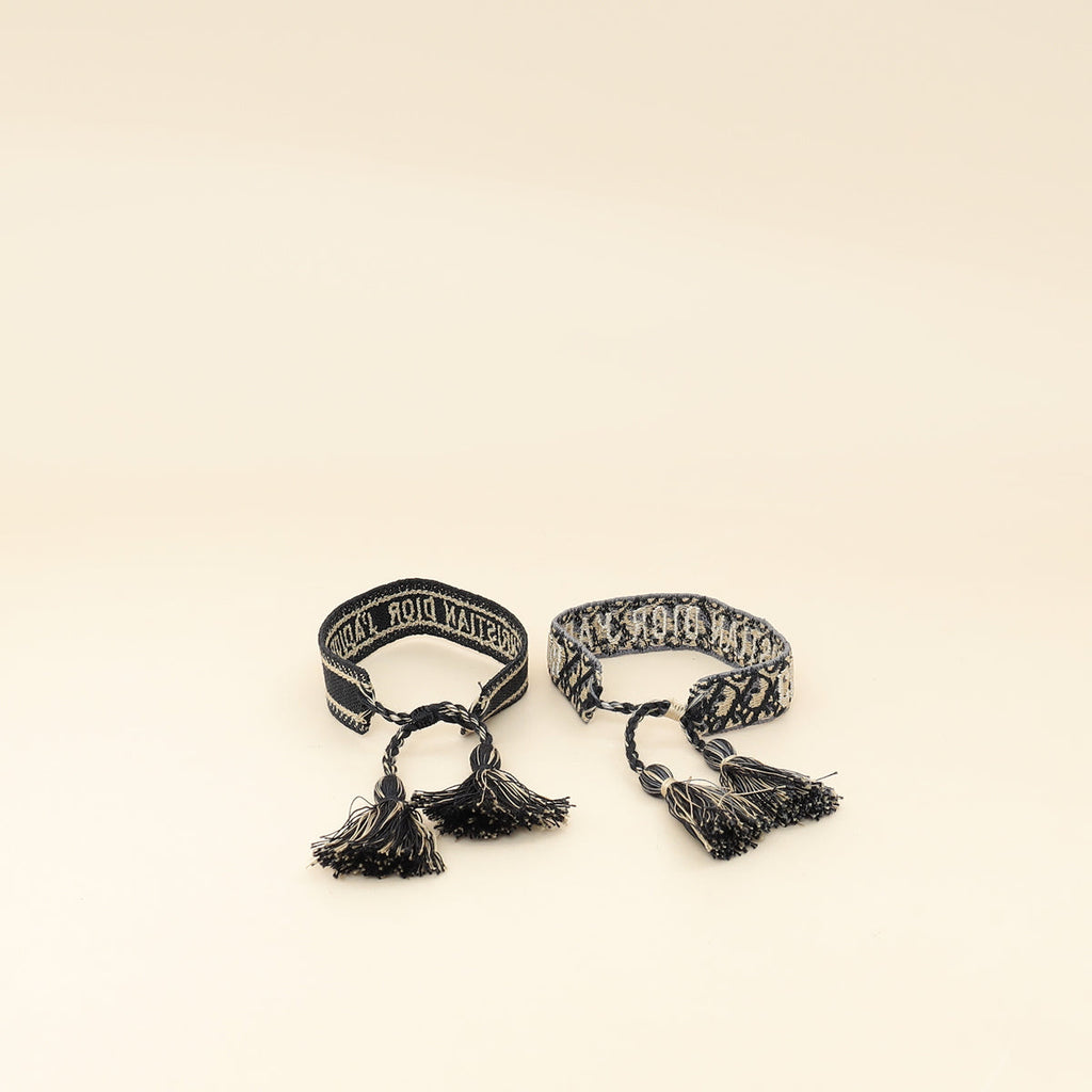 Christian Dior Blue J'adior Cotton Bracelet Set