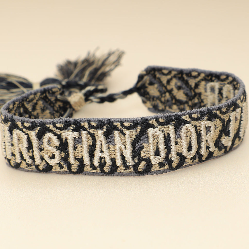 Christian Dior Blue J'adior Cotton Bracelet Set