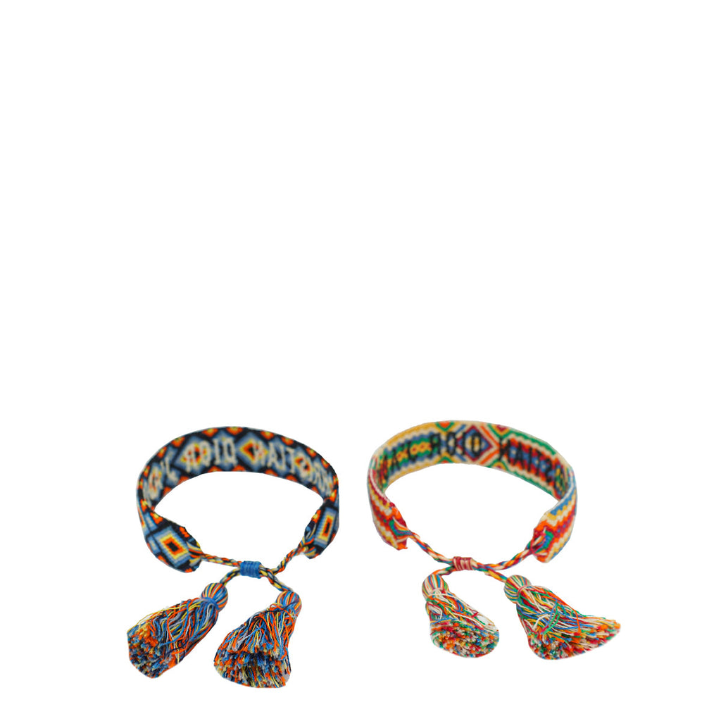 Christian Dior Multicolor J'Adior Cotton Bracelet Set
