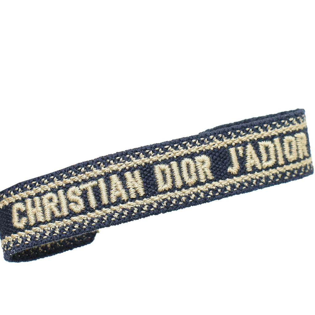 Christian Dior Blue J'Adior Cotton Bracelet