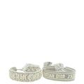 Christian Dior Bicolor J'adior Embroidered Bracelet Set