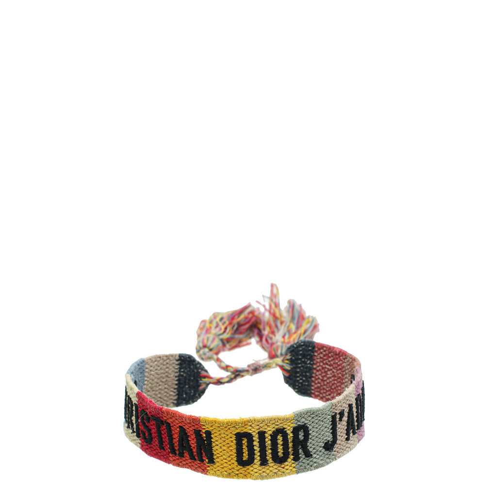 Christian Dior Multicolor J'Adior Friendship Bracelet