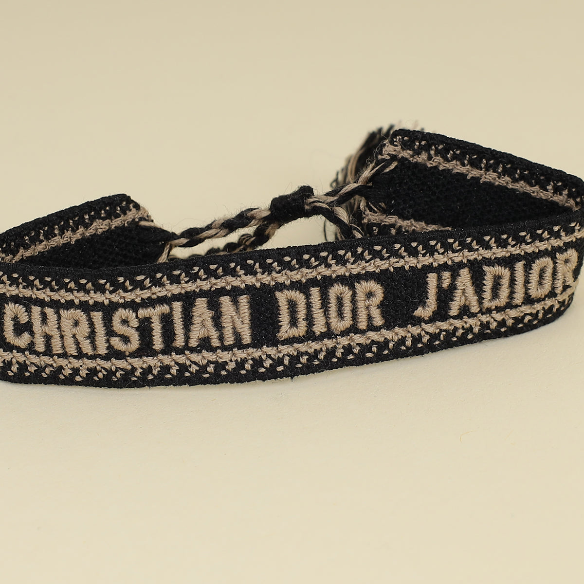 Christian Dior Bicolor J'adior Cotton Bracelet Set