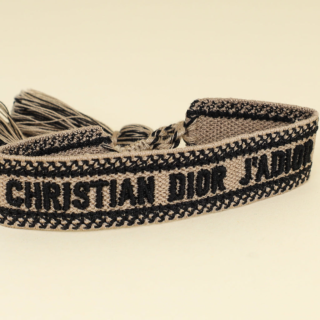 Christian Dior Bicolor J'adior Cotton Bracelet Set