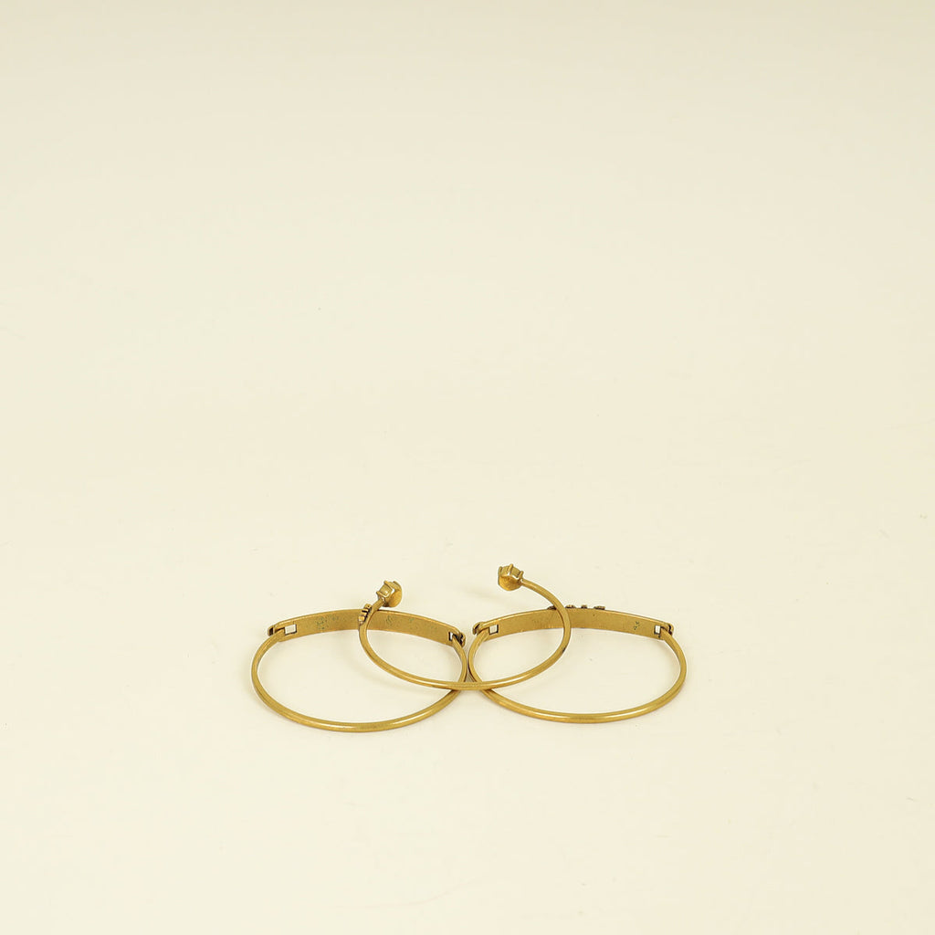 Christian Dior Gold Antique Dio(r)evolution Bracelet Set
