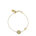 Christian Dior Gold Finish Secret Cannage Bracelet