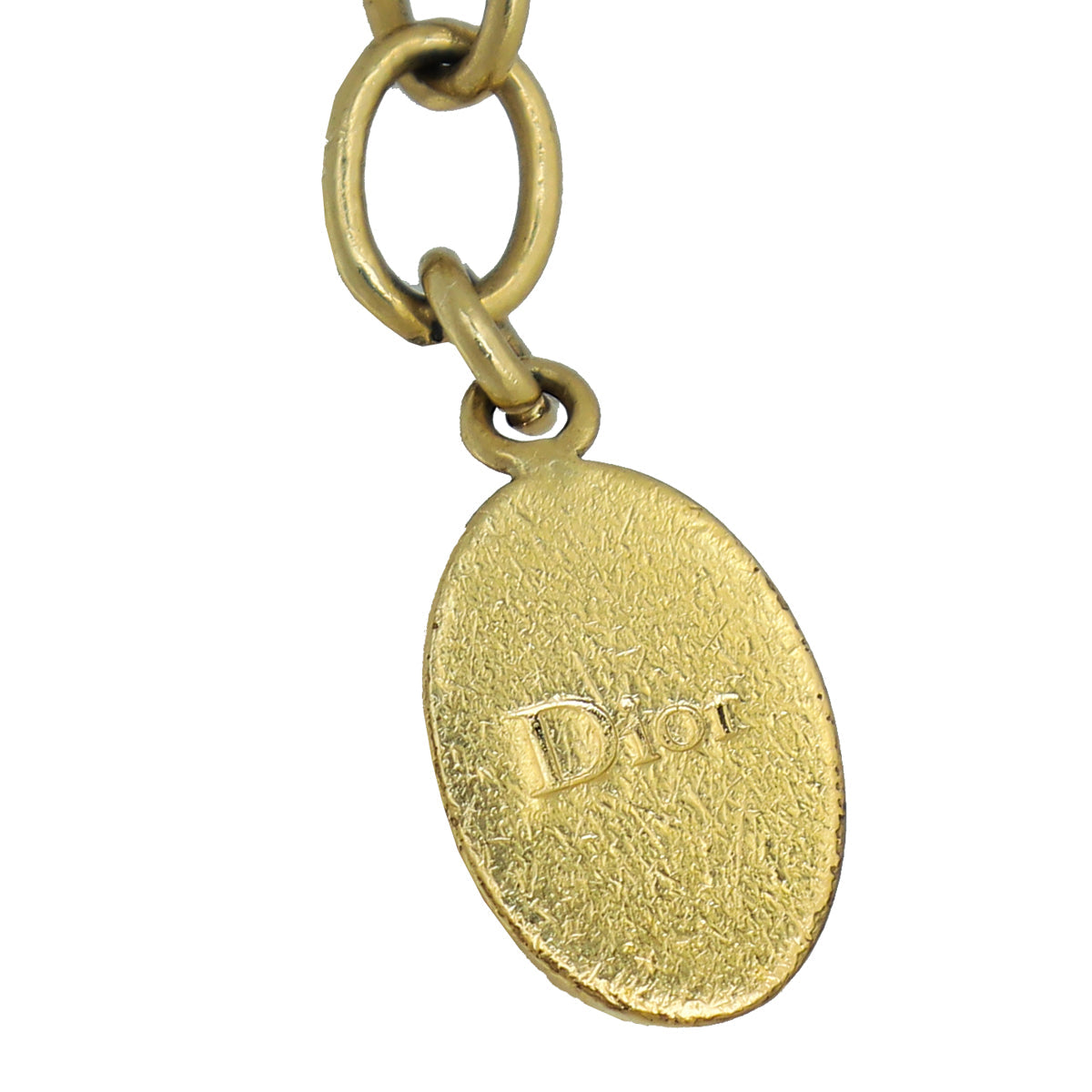 Christian Dior Gold Finish Secret Cannage Bracelet