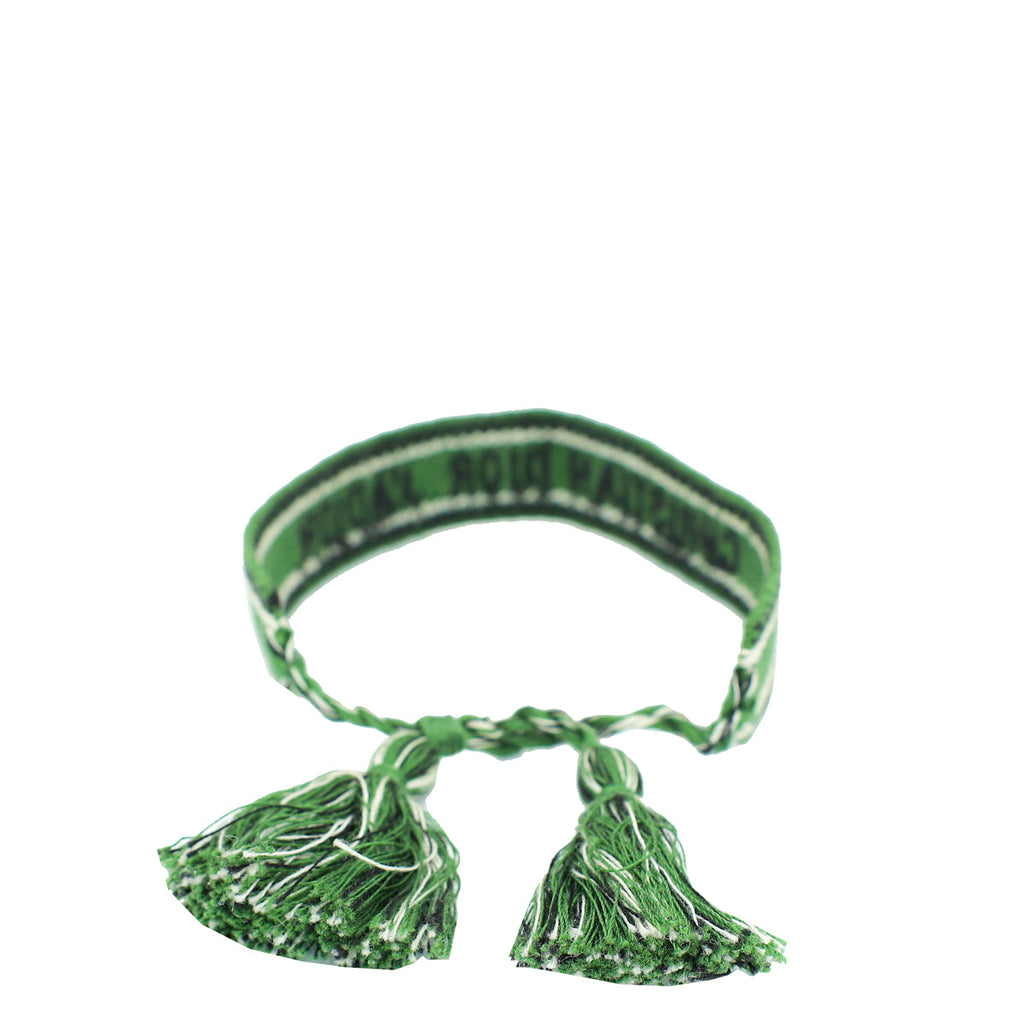 Christian Green J'Adior Cotton Bracelet