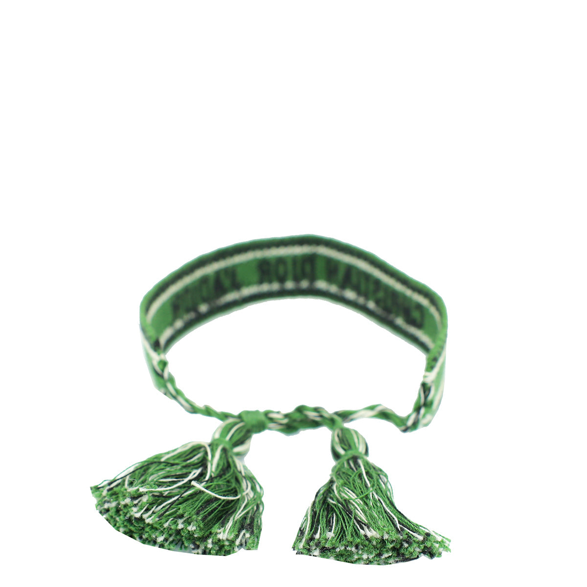 Christian Green J'Adior Cotton Bracelet