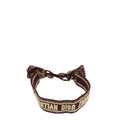 Christian Dior Burgundy J'Adior Cotton Bracelet