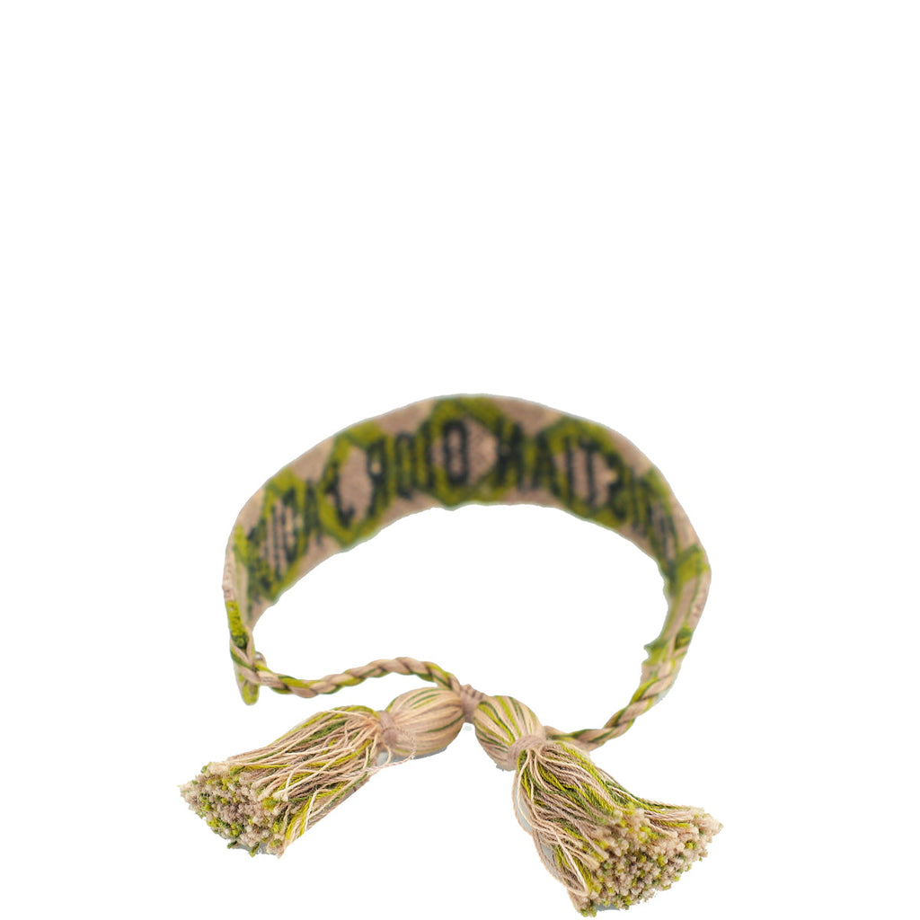 Christian Bicolor J'Adior Cotton Bracelet