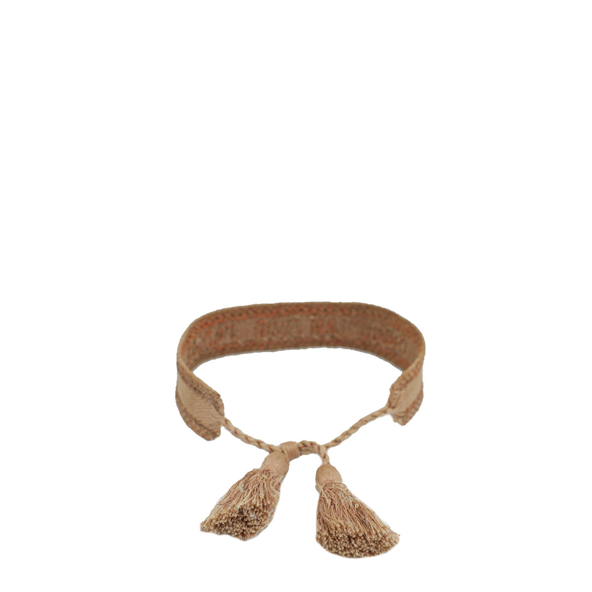 Christian Dior Nude Glittery J'Adior Cotton Bracelet
