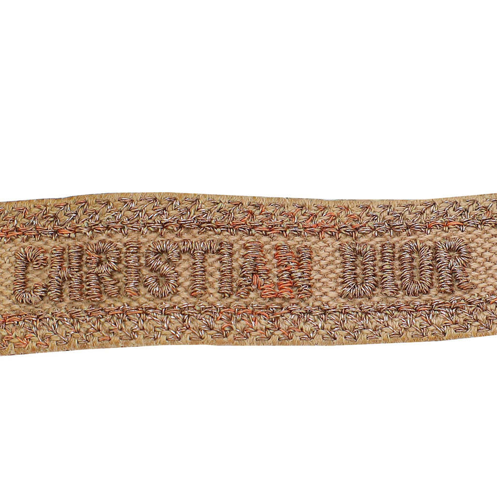 Christian Dior Nude Glittery J'Adior Cotton Bracelet