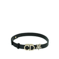 Christian Dior Black CD Star Double Wrap Bracelet