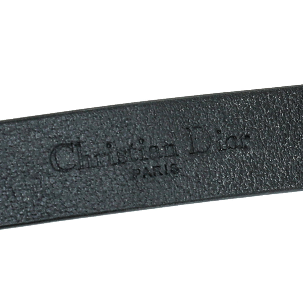 Christian Dior Black CD Star Double Wrap Bracelet