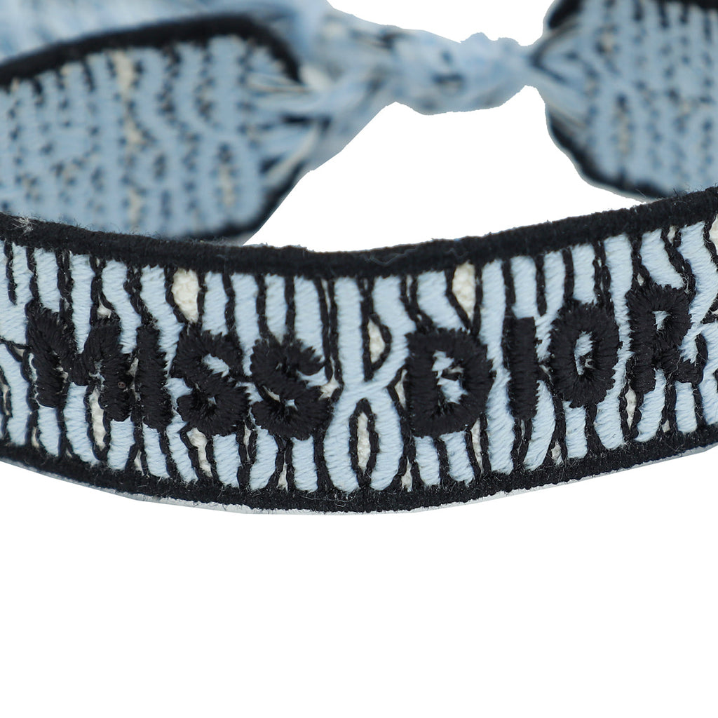 Christian Dior Bicolor Miss Dior Cotton Set Bracelet