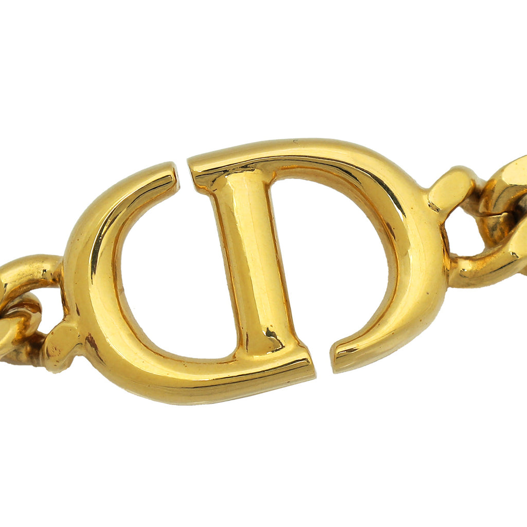 Christian Dior Gold Finish 30 Montaigne Bracelet
